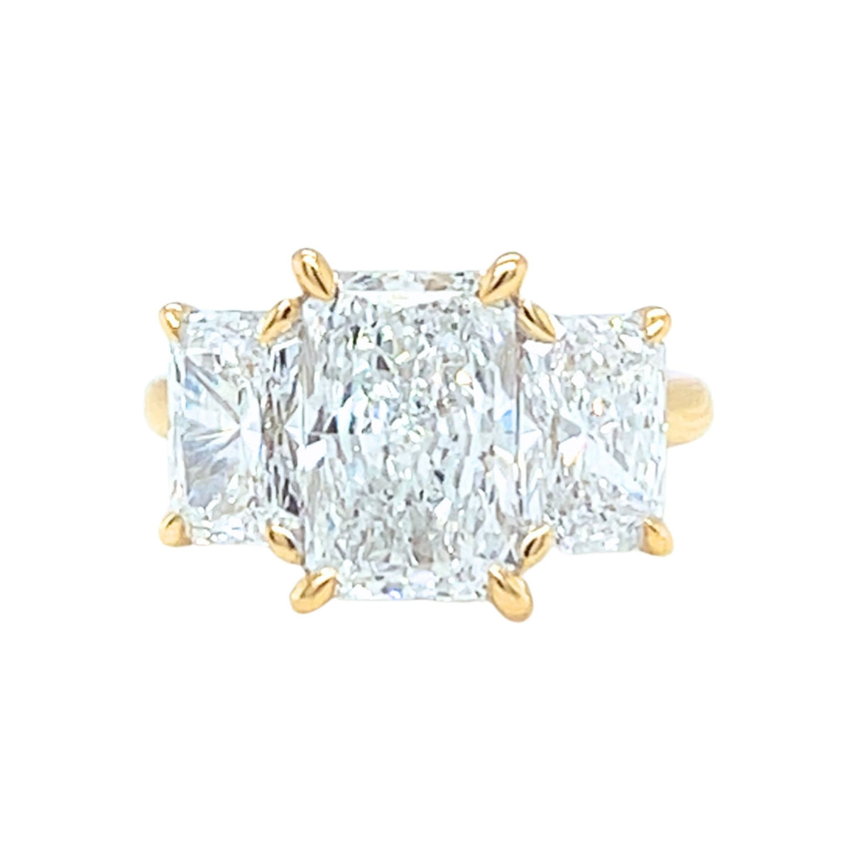 James K – Custom Trilogy Engagement Ring - Paddington Jeweller - Ojco