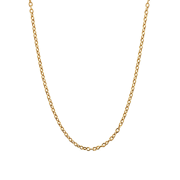 TRACE CHAIN - 47cm Adjustable -1mm - Paddington Jeweller - Ojco