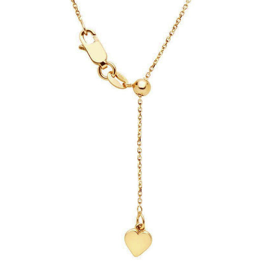 TRACE CHAIN - 47cm Adjustable -1mm - Paddington Jeweller - Ojco