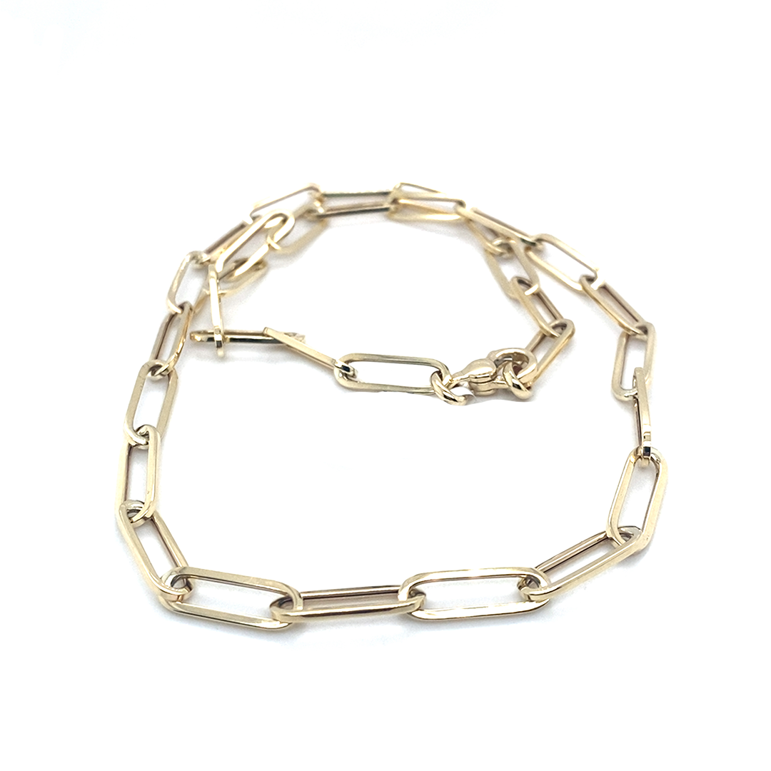 PAPERLINK CHAIN - 5.5MM - 45CM - Paddington Jeweller - Ojco
