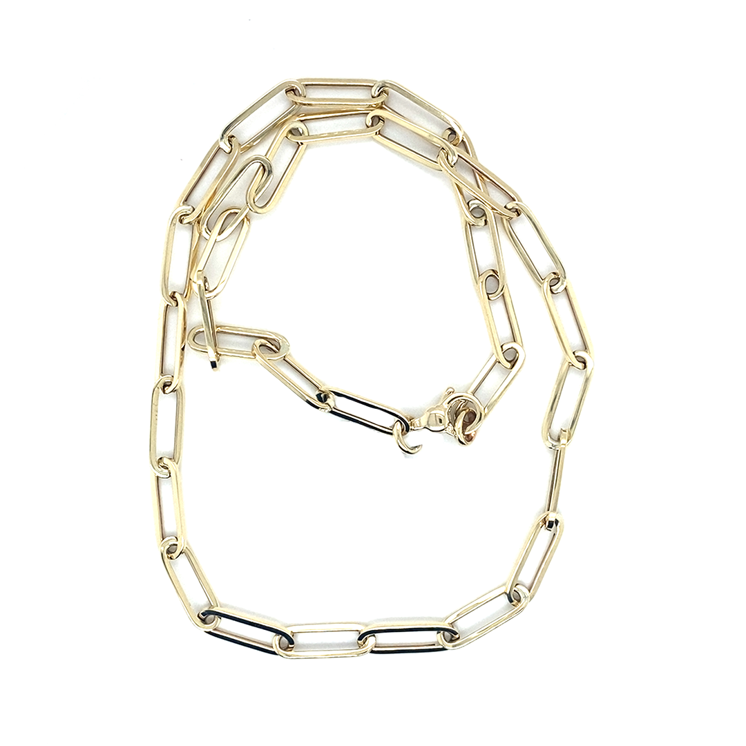 PAPERLINK CHAIN - 5.5MM - 45CM - Paddington Jeweller - Ojco