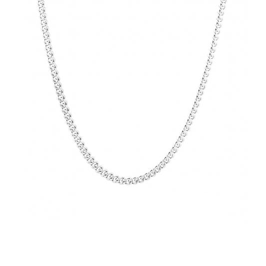 Sterling Silver Round Curb Chain - 5.30x3.30mm - Paddington Jeweller - Ojco
