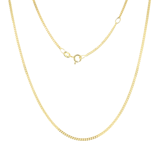 DIAMOND CUT CURB CHAIN - 1.6MM - 60CM - Paddington Jeweller - Ojco