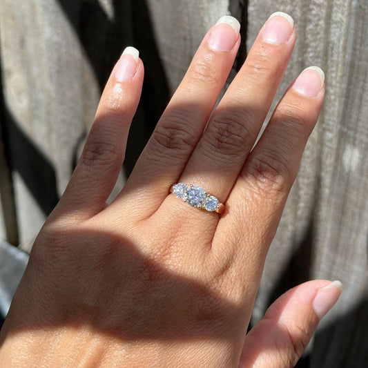 Gracelyn - Trilogy Diamond Ring - Paddington Jeweller - Ojco