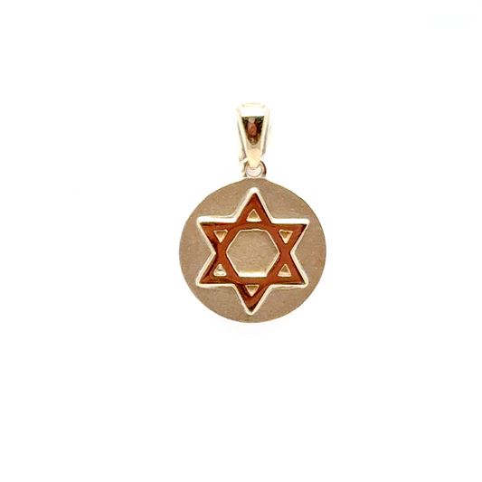 Star of David Disc -  Paddington Jeweller - Ojco