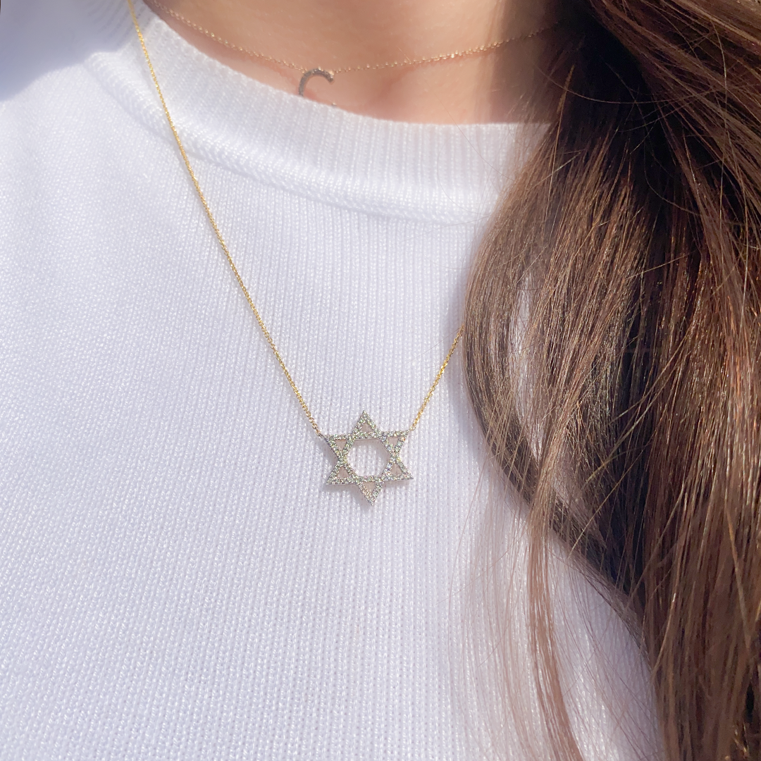 Gadol Diamond Star of David - Paddington Jeweller - Ojco