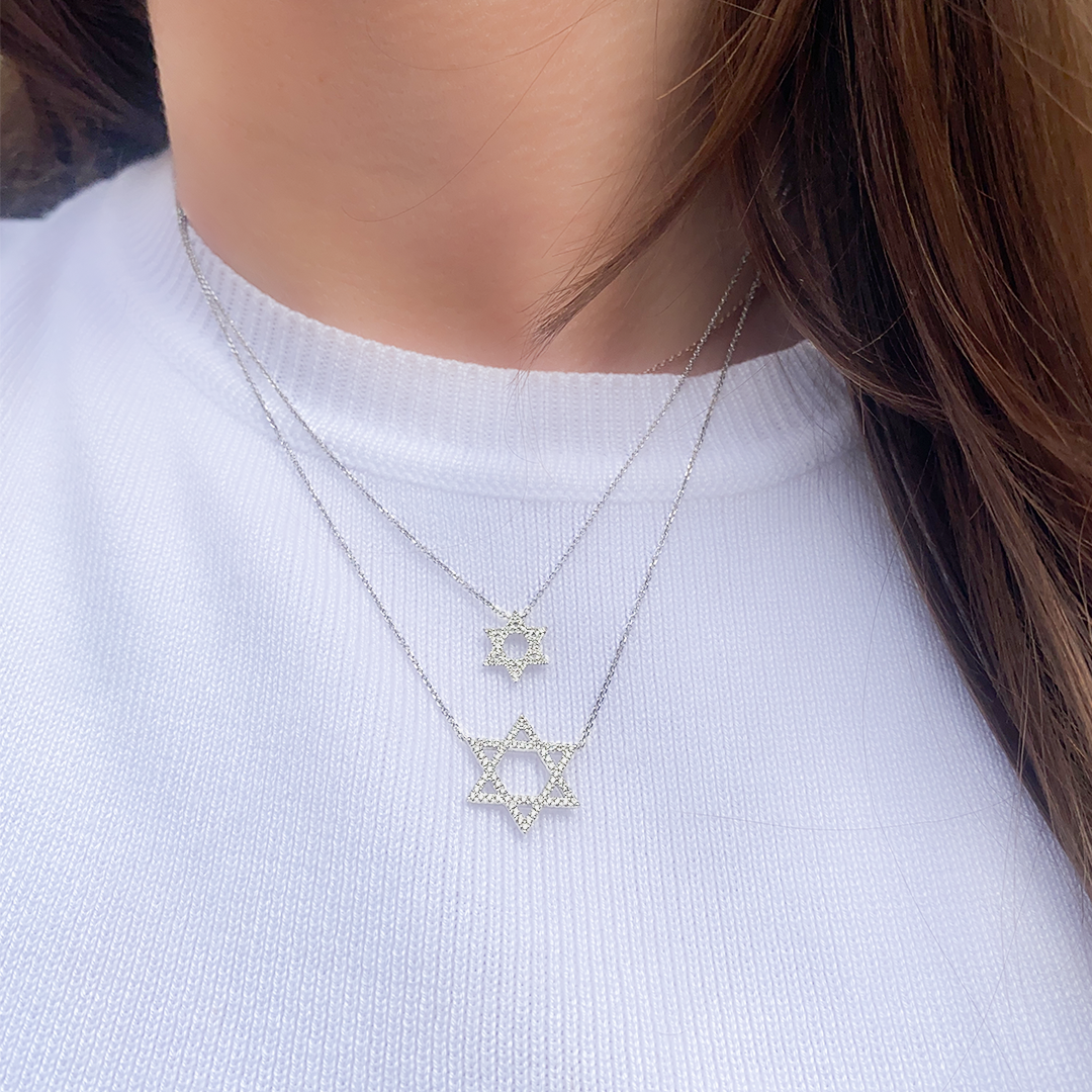 Gadol Diamond Star of David - Paddington Jeweller - Ojco