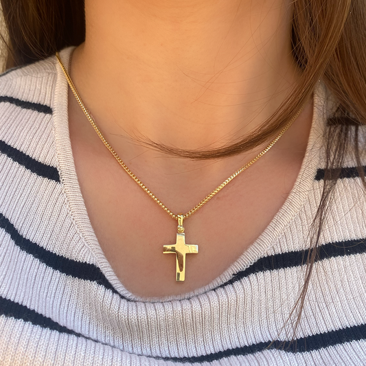 Gradual Cross Pendant - Paddington Jeweller - Ojco