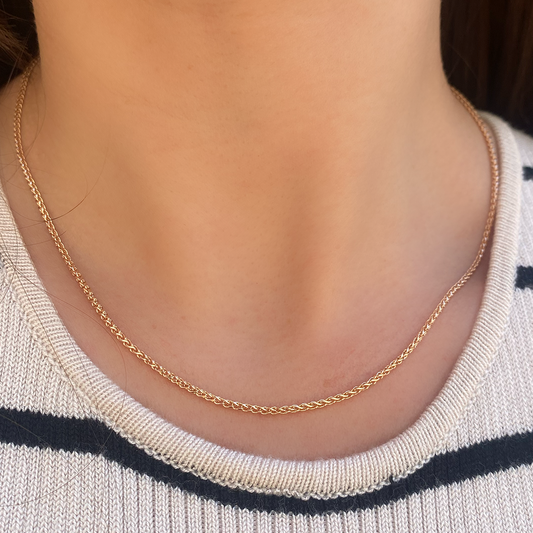 FOXTAIL CHAIN - 1.5MM - 42CM - Paddington Jeweller - Ojco