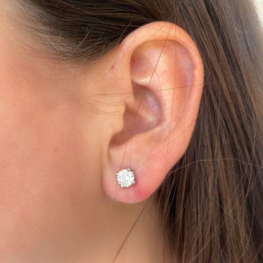 Melina Studs Labgrown -1.53ct - Paddington Jeweller - Ojco