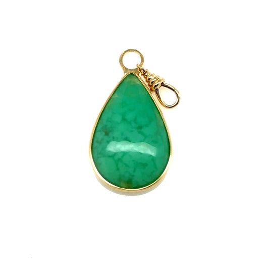 Enhancer  Chrysoprase -  Paddington Jeweller - Ojco