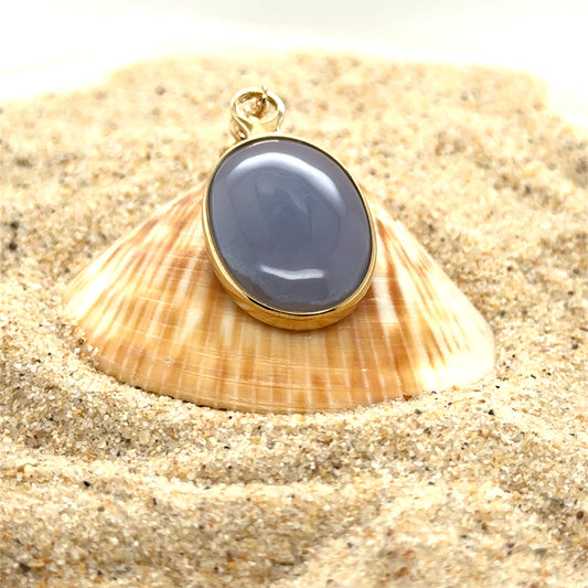 Enhancer Chalcedony Blue - Paddington Jeweller - Ojco
