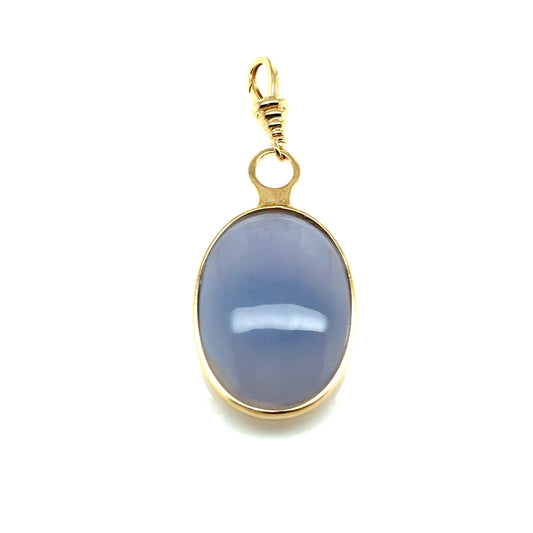 Enhancer Chalcedony Blue - Paddington Jeweller - Ojco