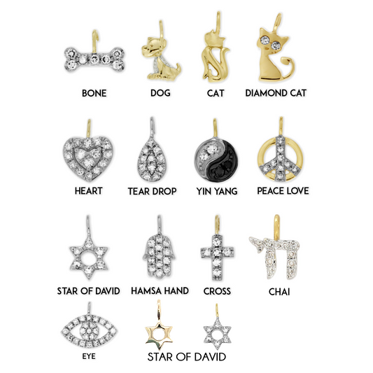Symbols charms -  Paddington Jeweller - Ojco