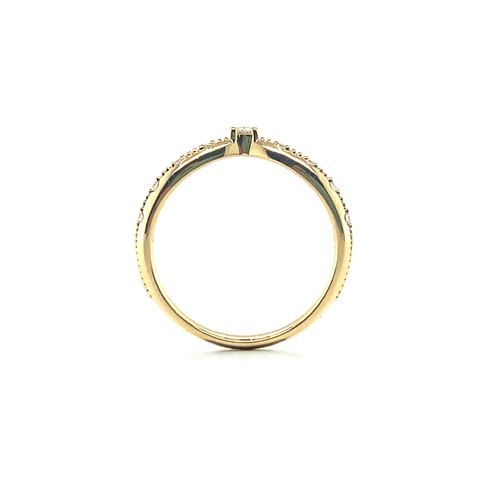 Boho Cushion Diamond Wedding Ring -  Paddington Jeweller - Ojco