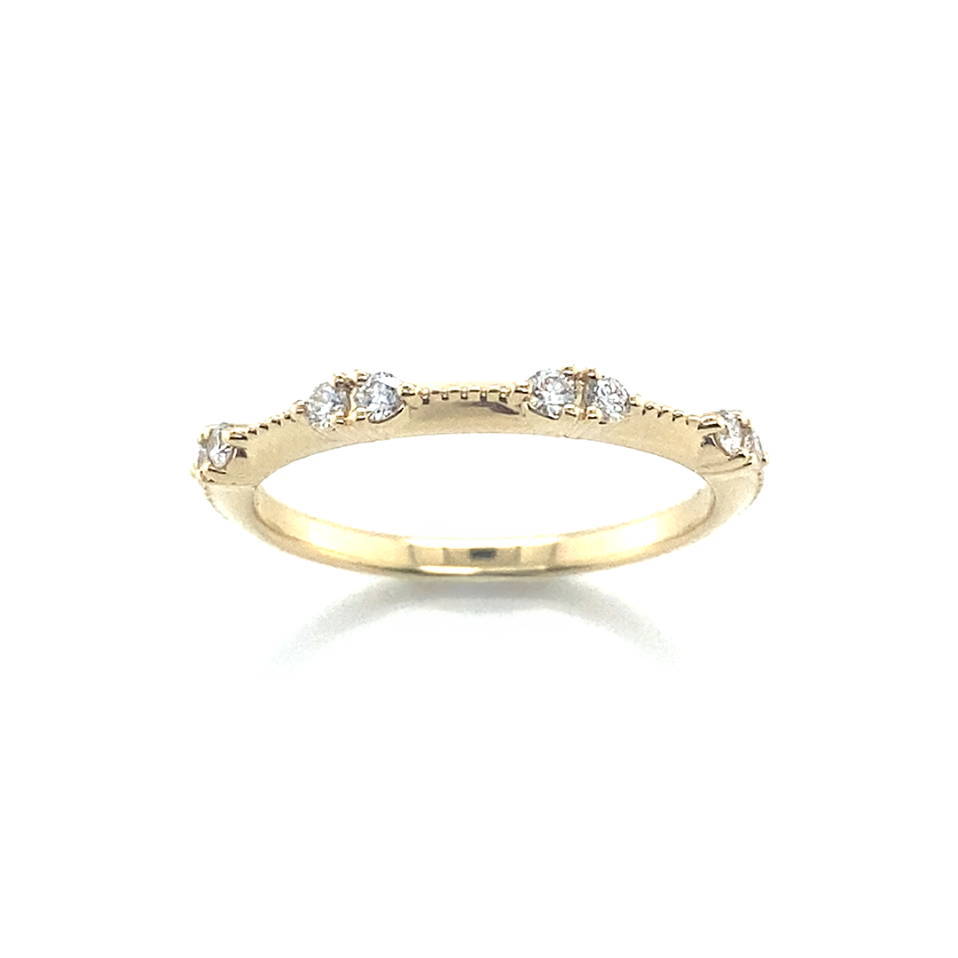 Boho Lace Diamond Wedding Ring - Paddington Jeweller - Ojco