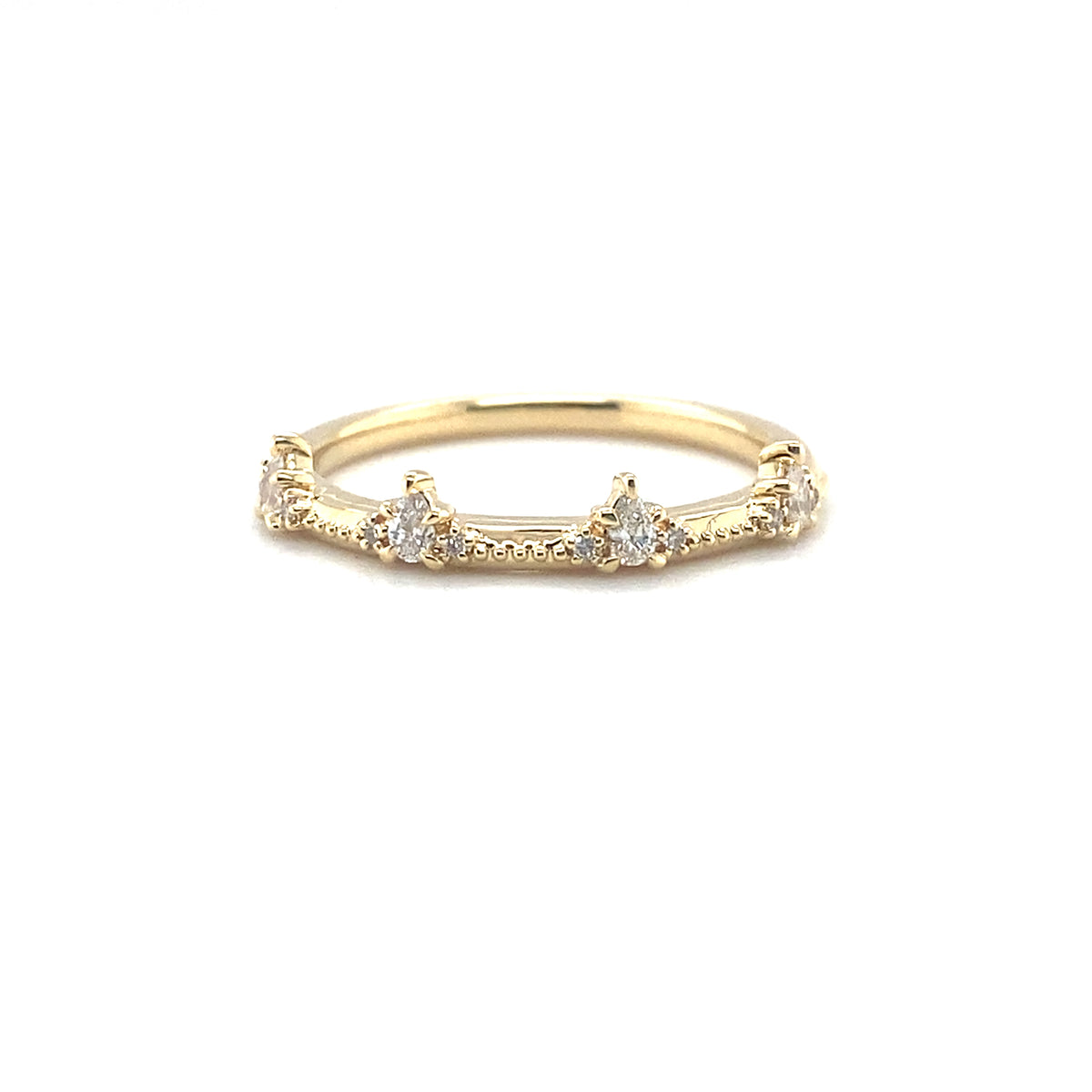 Boho Crown Wedding Ring - Paddington Jeweller - Ojco