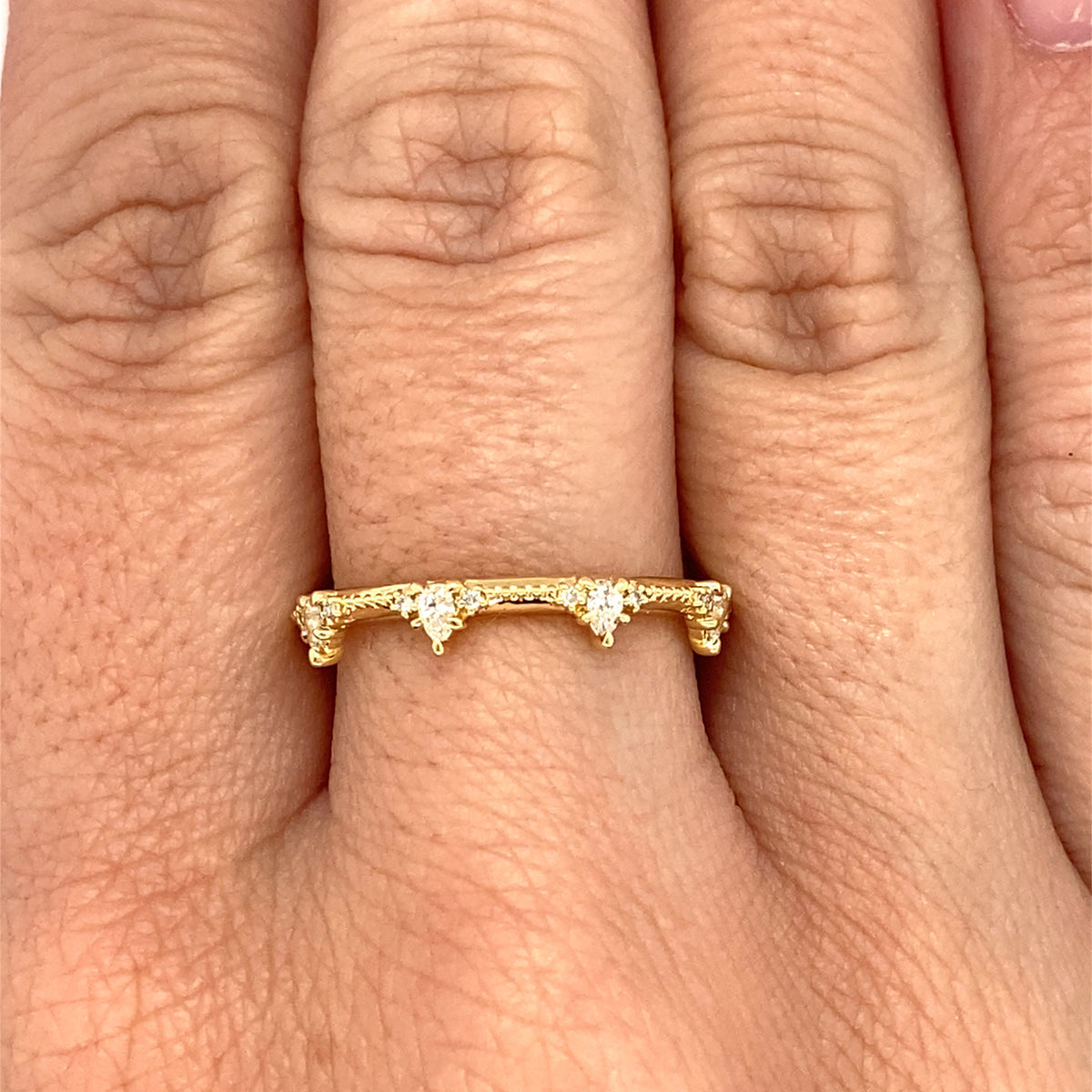 Boho Crown Wedding Ring - Paddington Jeweller - Ojco