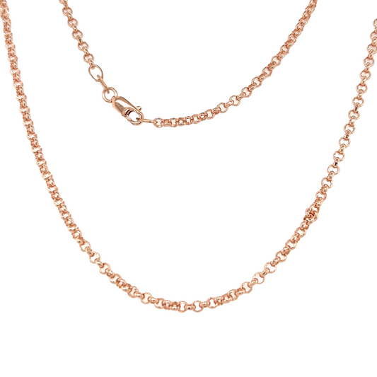 ROUND BELCHER CHAIN - 2.6MM - 70CM - Paddington Jeweller - Ojco