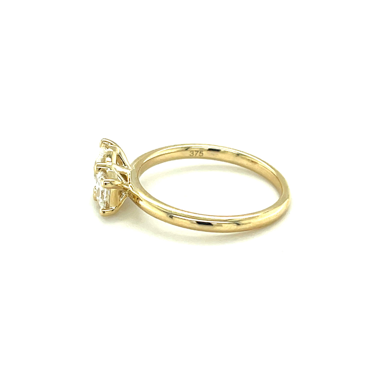 Custom made for Rebecca - 9kt Yellow Gold Diamond Toi et moi Ring(All stones provided by customer) - Paddington Jeweller - Ojco