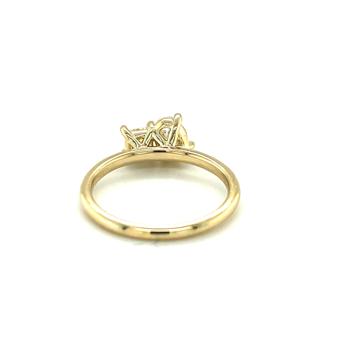 Custom made for Rebecca - 9kt Yellow Gold Diamond Toi et moi Ring(All stones provided by customer) - Paddington Jeweller - Ojco