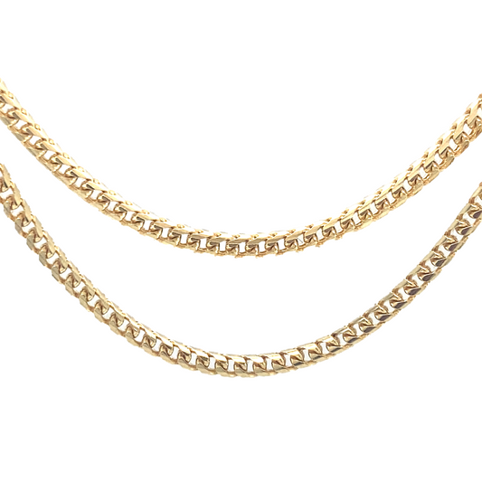 Franco Chain - 2mm - Paddington Jeweller - Ojco