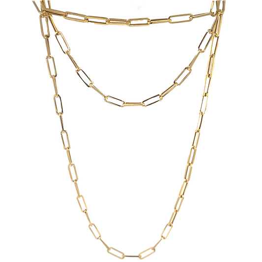 OBLONG TRACE CHAIN - 3.1MM - Paddington Jeweller - Ojco