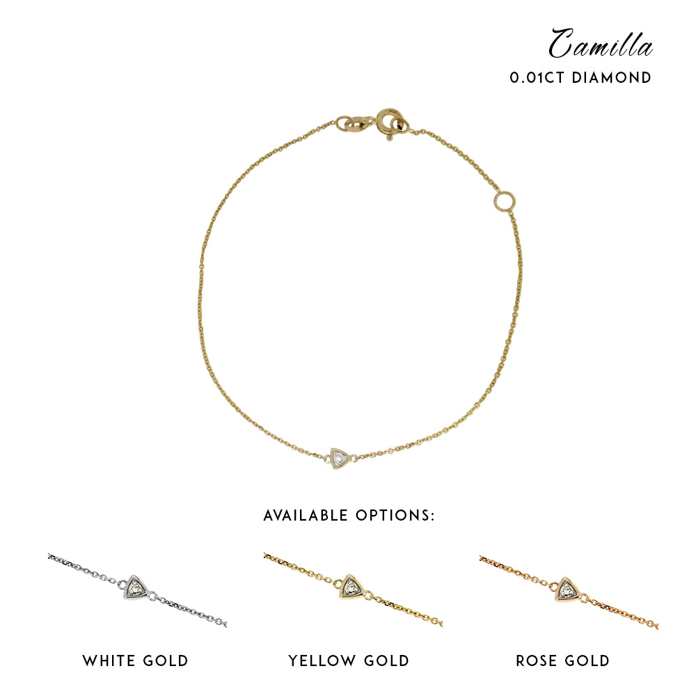 CAMILLA - 0.01ct Diamond Bracelet - Paddington Jeweller - OJ Co