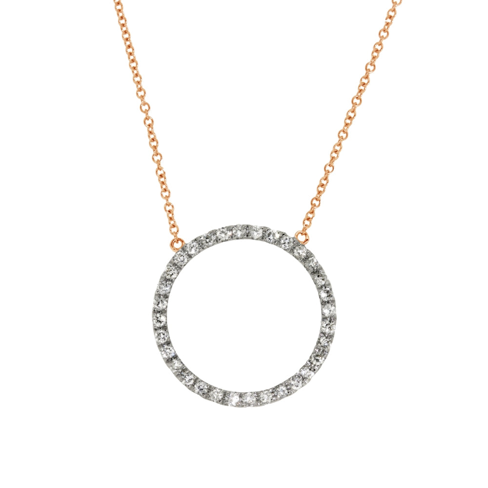 ANASTASIA - 0.25ct Diamond Circle of Life Necklace - Paddington Jeweller - OJ Co