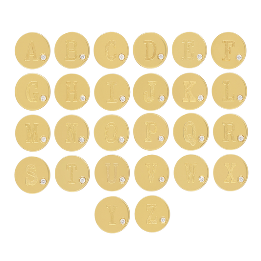 SIGNATURE DISC LETTERS - Paddington Jeweller - Ojco
