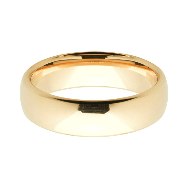 Gents gold wedding ring - ellipse comfort curve wedder - Paddington Jeweller - OJ Co