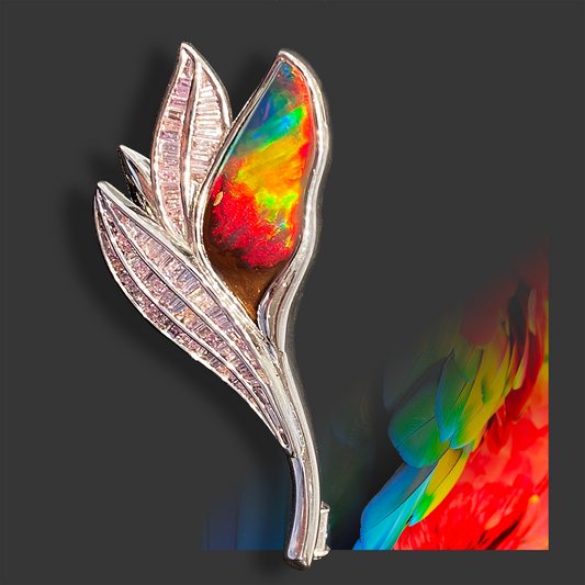 Creation for Keith's - Opal Lapel Pin