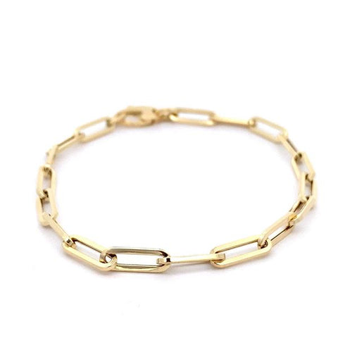 PAPERCLIP BRACELET 18kt -  Paddington Jeweller - Ojco