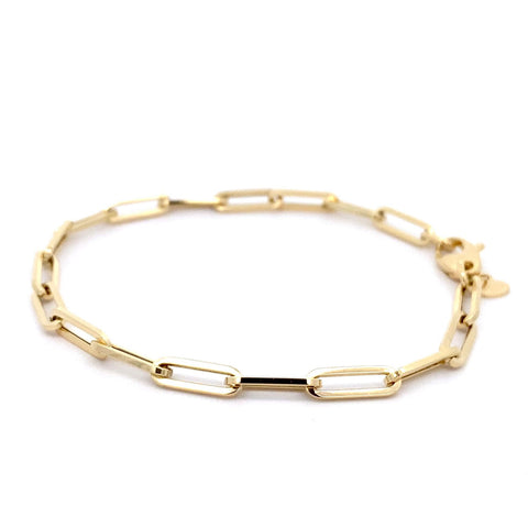 PAPERCLIP BRACELET 18kt -  Paddington Jeweller - Ojco