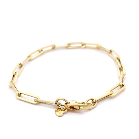 PAPERCLIP BRACELET 18kt -  Paddington Jeweller - Ojco