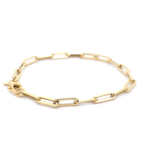 PAPERCLIP BRACELET 18kt -  Paddington Jeweller - Ojco