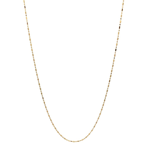 Bar & Dot Chain - 1MM - 45CM -  Paddington Jeweller - Ojco