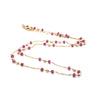 Ruby on trace necklace - 45cm -Paddington Jeweller - Ojco