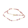 Ruby on trace necklace - 45cm -Paddington Jeweller - Ojco