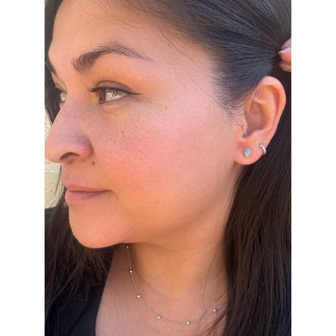 Delany - Australian Light Opal Earrings