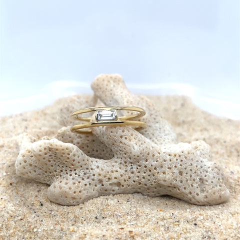 TWIGS DOUBLE RING -  Paddington Jeweller - Ojco