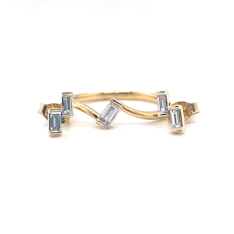 TWIGS DIAGONAL RING -  Paddington Jeweller - Ojco