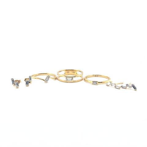 TWIGS DIAGONAL RING -  Paddington Jeweller - Ojco