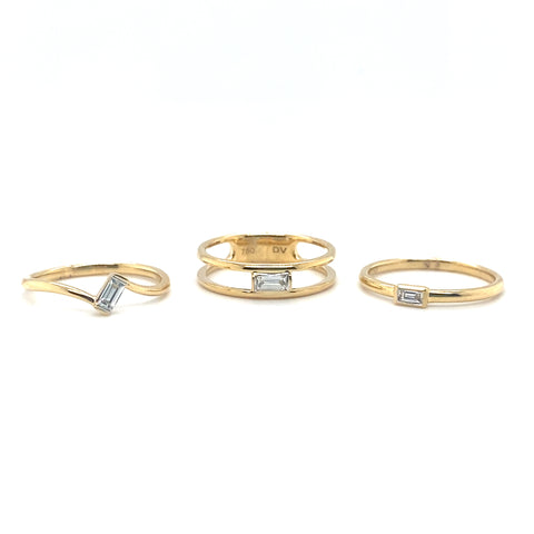 TWIGS DIAGONAL RING -  Paddington Jeweller - Ojco