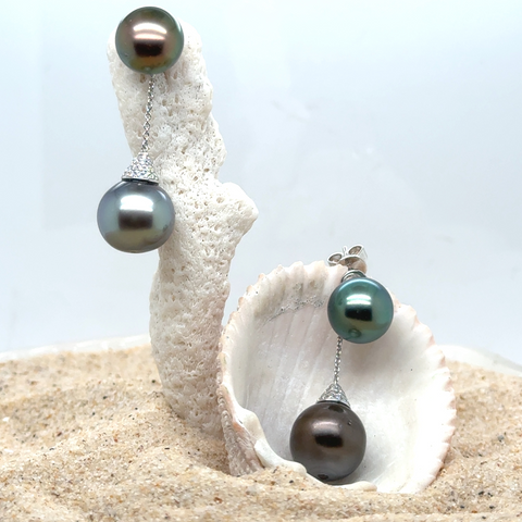 Marion Pearl Drop Earrings – Custom Made -  Paddington Jeweller - Ojco