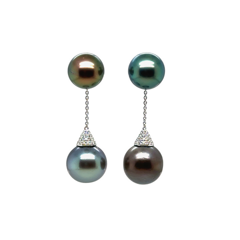 Marion Pearl Drop Earrings – Custom Made -  Paddington Jeweller - Ojco