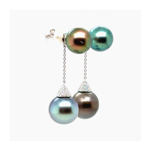 Marion Pearl Drop Earrings – Custom Made -  Paddington Jeweller - Ojco