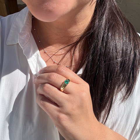 Maluba Emerald Ring -  Paddington Jeweller - Ojco