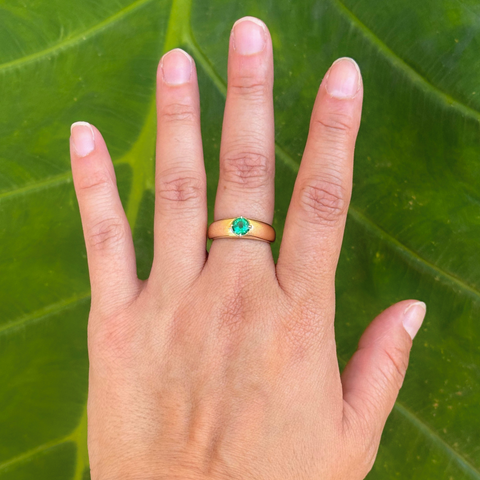 Maluba Emerald Ring -  Paddington Jeweller - Ojco