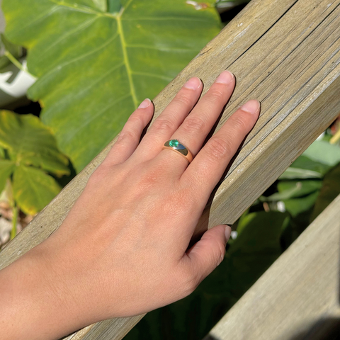 Maluba Emerald Ring -  Paddington Jeweller - Ojco